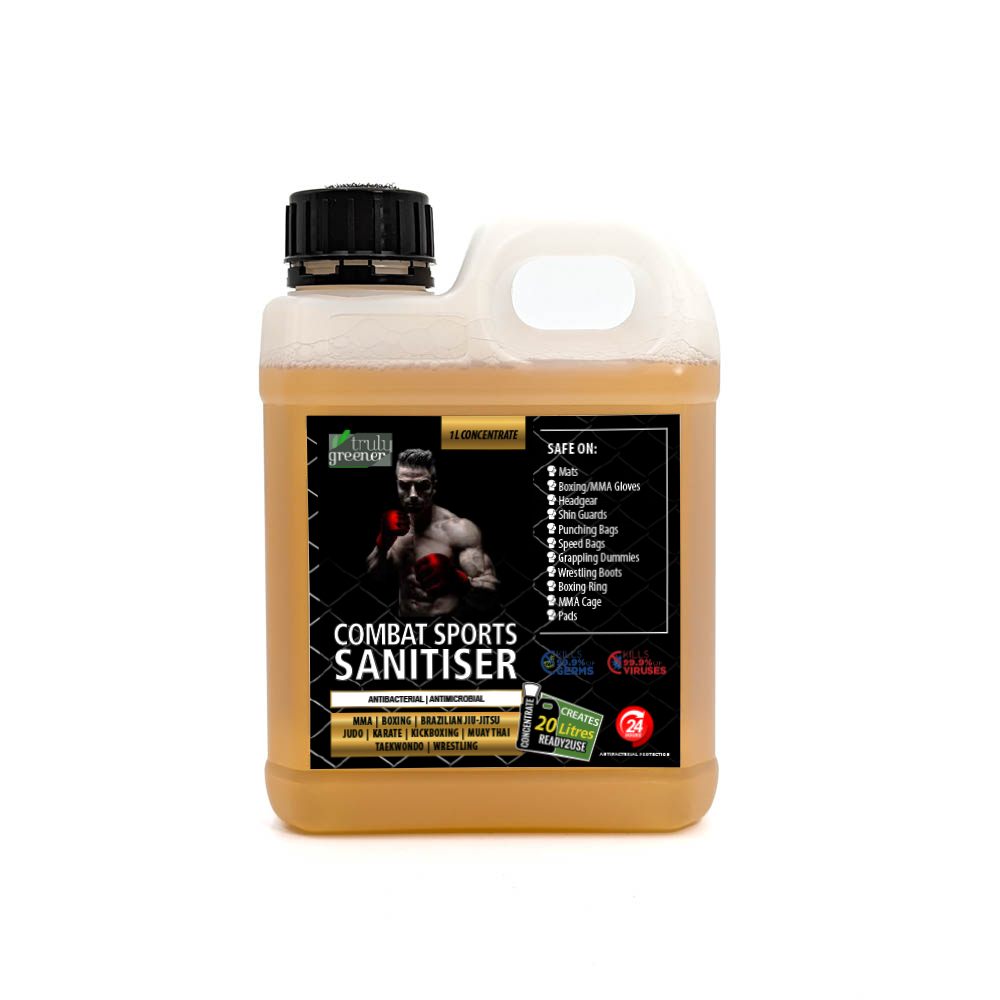 1 Litre  CONCENTRATE Combat Sports Sanitiser ($3.50 per Litre Ready2use)