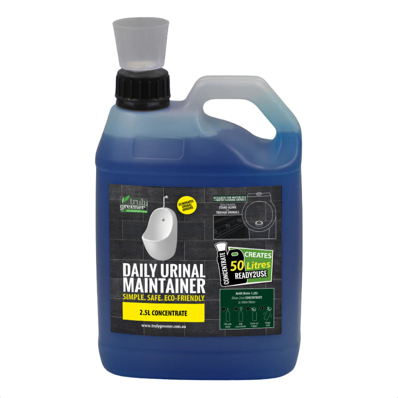 2.5 Litre Daily Urinal Maintainer Cleaner Deodorizer  CONCENTRATE ($2.80 per Litre Ready2use)