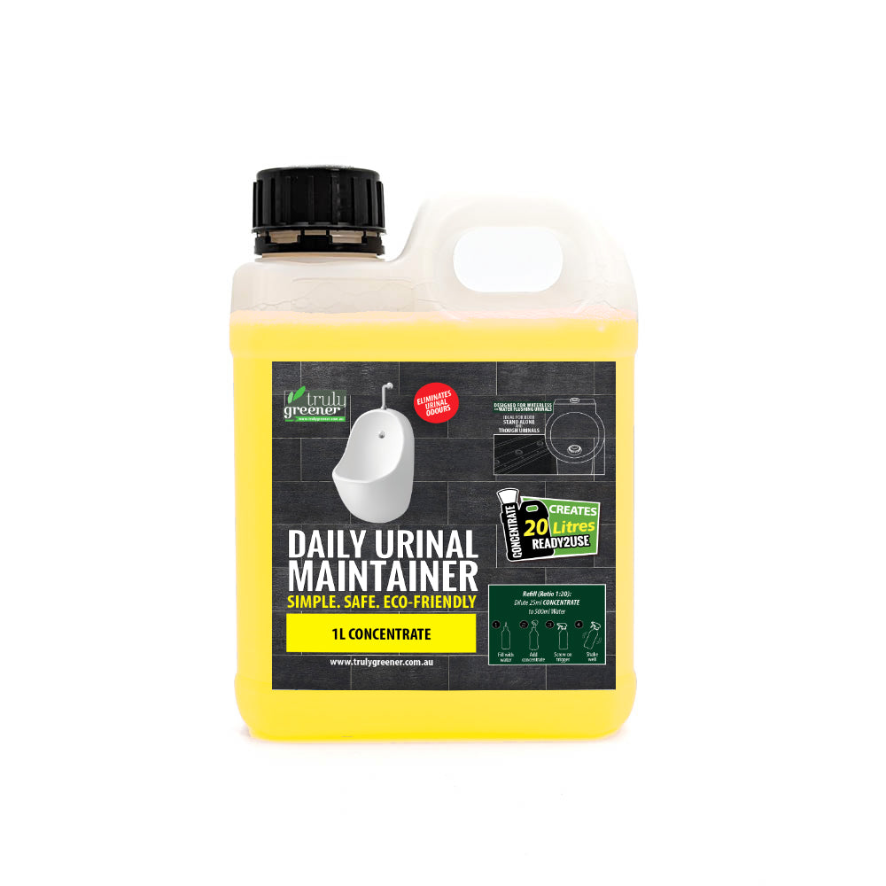 1 Litre Daily Urinal Maintainer Cleaner Deodorizer  CONCENTRATE ($3.50 per Litre Ready2use)