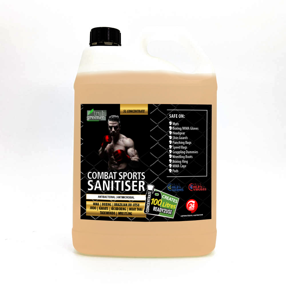 5 Litre  CONCENTRATE Combat Sports Sanitiser ($2.50 per Litre Ready2use)